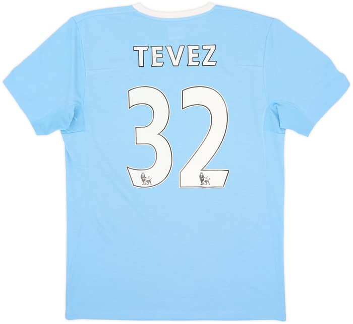 2009-10 Manchester City Home Shirt Tevez #32 - 7/10 - (M)