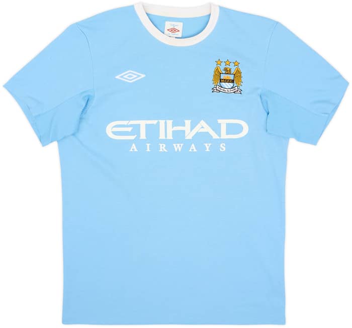 2009-10 Manchester City Home Shirt Tevez #32 - 7/10 - (M)