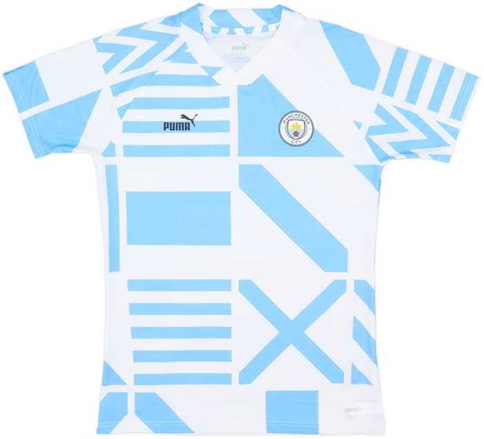 2021-22 Manchester City Puma Training Shirt - 9/10 - (Women's S)