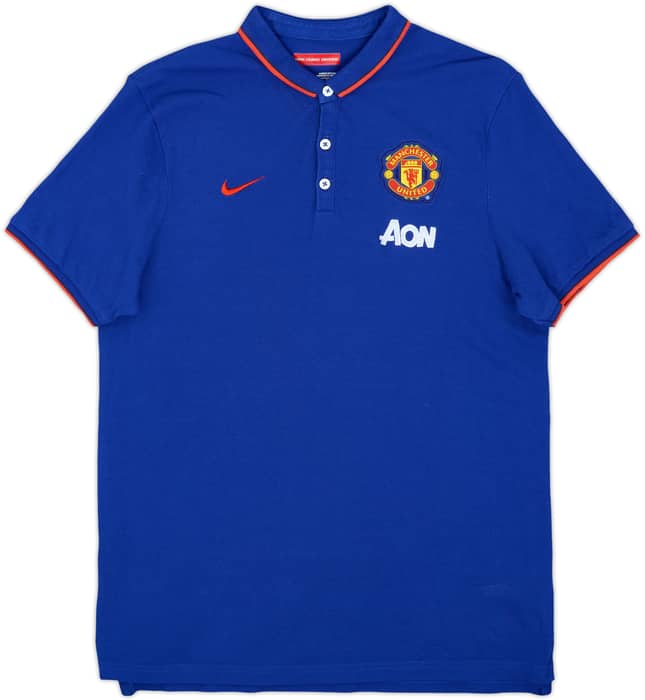 2014-15 Manchester United Nike Polo Shirt - 9/10 - (L)