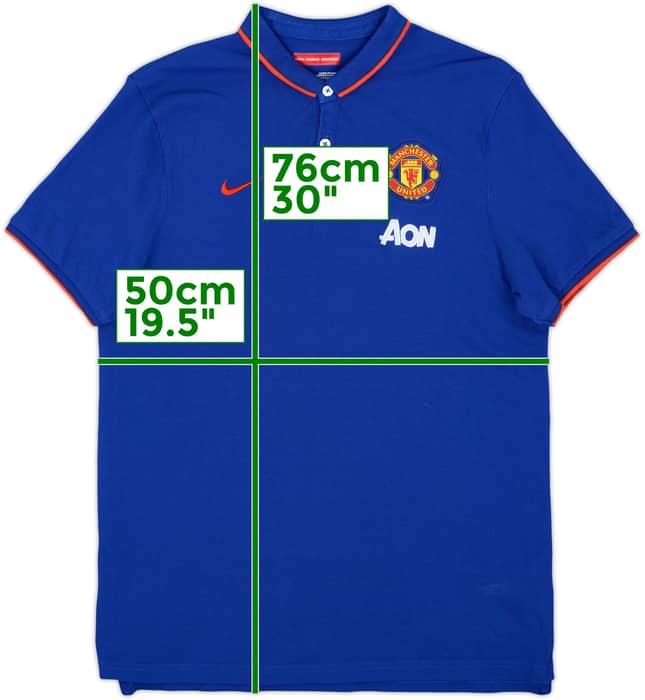 2014-15 Manchester United Nike Polo Shirt - 9/10 - (L)
