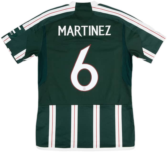 2023-24 Manchester United Away Shirt Martinez #6 - 8/10 - (M)