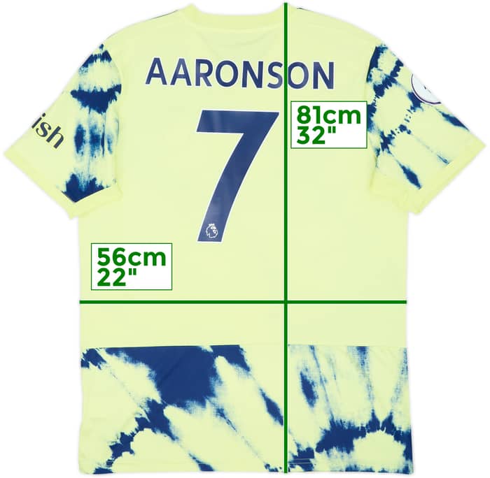2022-23 Leeds Away Shirt Aaronson #7 - 9/10 - (L)