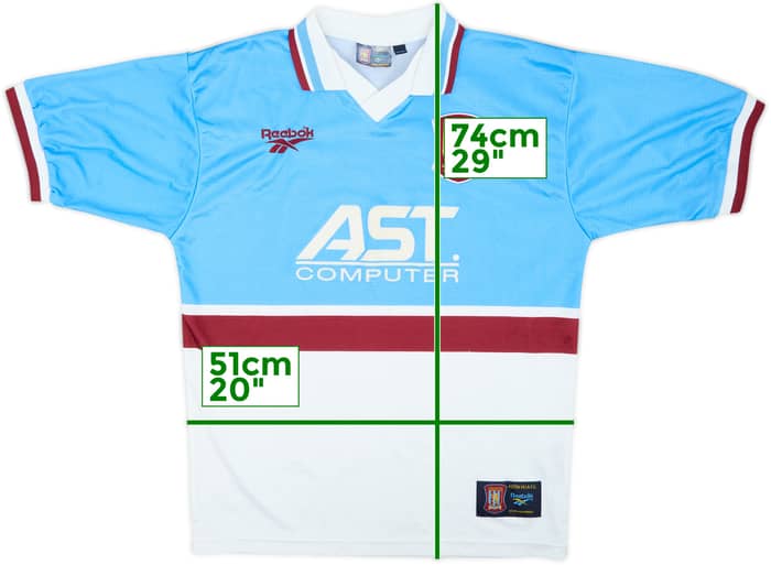 1997-98 Aston Villa Away Shirt - 9/10 - (M)
