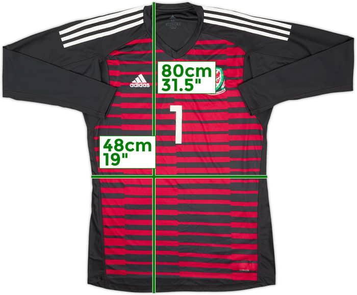 2018-19 Wales GK Shirt #1 - 10/10 - (M)
