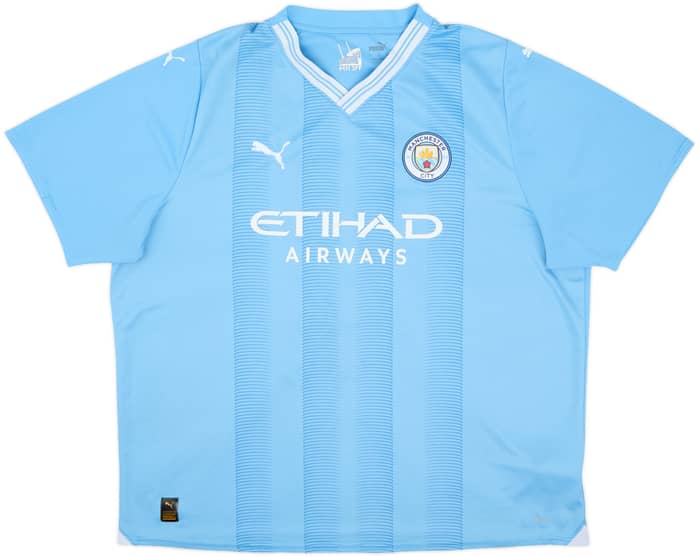 2023-24 Manchester City Home Shirt Haaland #9 - 8/10 - (3XL)