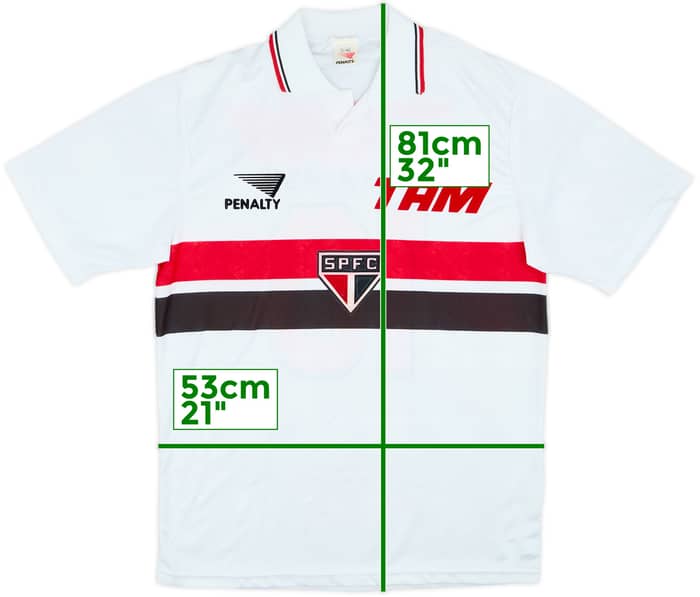 1991 Sao Paulo Home Shirt #10 - 8/10 - (L)