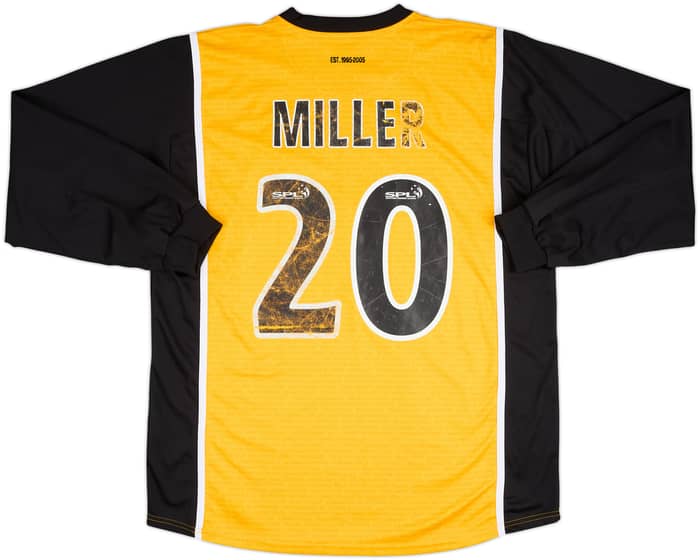 2005-06 Livingston Home L/S Shirt Miller #20 - 5/10 - (XL)