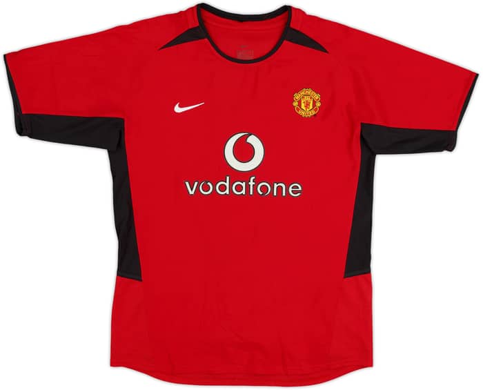 2002-04 Manchester United Home Shirt Ronaldo #7 - 8/10 - (13-14 Years)