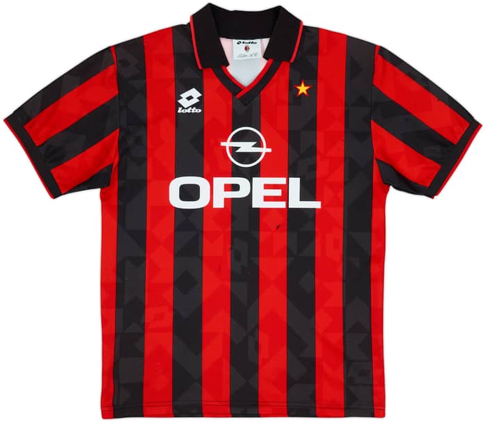 1994-95 AC Milan Home Shirt - 7/10 - (L)
