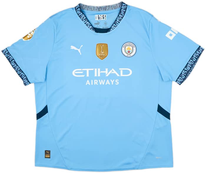 2024-25 Manchester City Home Shirt De Bruyne #17 - 8/10 - (XXL)