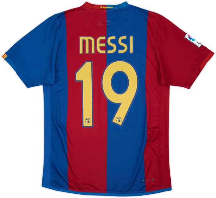 2006-07 Barcelona Home Shirt Messi #19 - 5/10 - (S)
