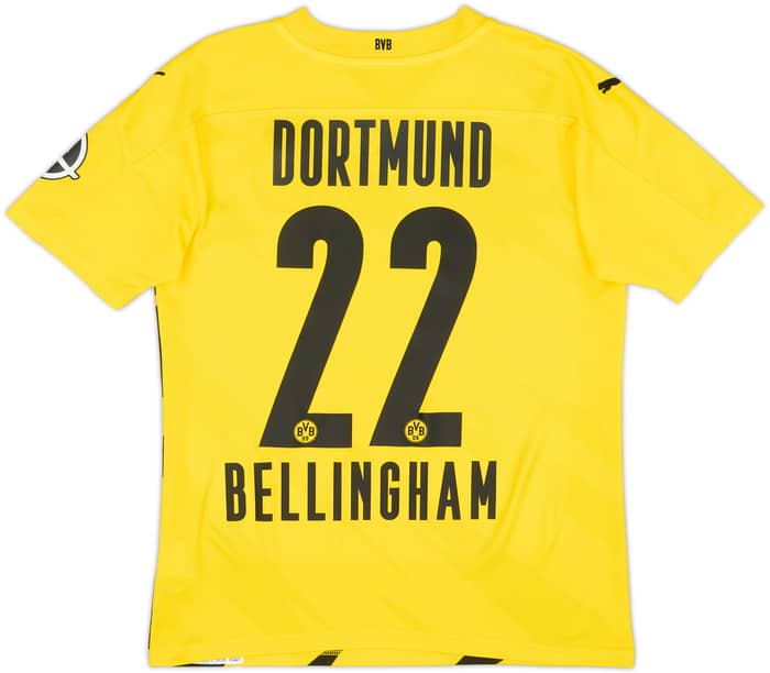 2020-21 Borussia Dortmund Home Shirt Bellingham #22 - 8/10 - (S)