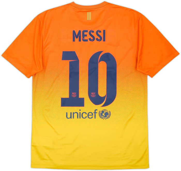 Camiseta básica de visitante del Barcelona 2012-13 Messi #10 - 8/10 - (M)