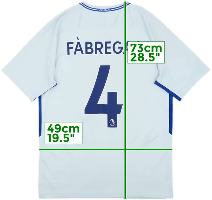 2017-18 Chelsea Away Shirt Fabregas #4 - 8/10 - (M)