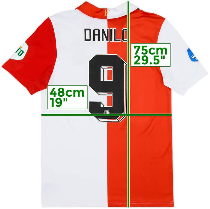 Camiseta de local del Feyenoord 2022-23 Danilo #9 - 9/10 - (M)