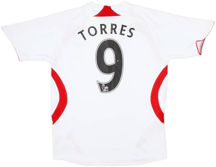 2007-08 Liverpool Away Shirt Torres #9 - 5/10 - (L.Boys)