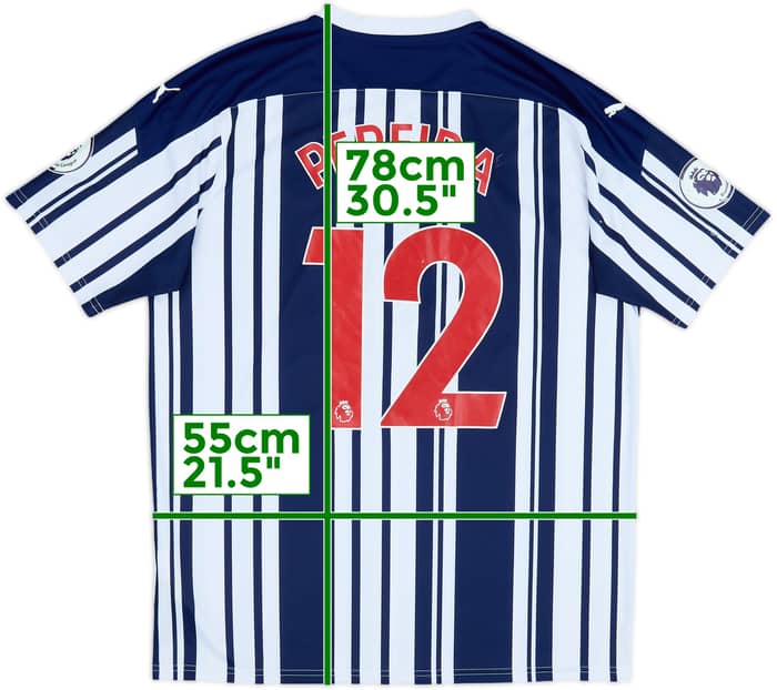 2020-21 West Brom Home Shirt Pereira #12 - 4/10 - (XL)