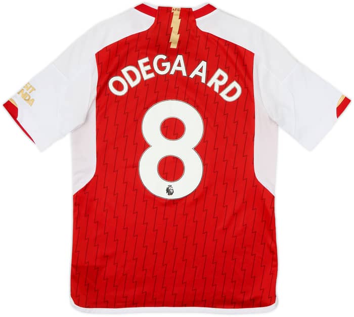 2023-24 Arsenal Home Shirt Odegaard #8 - 5/10 - (XL.Boys)