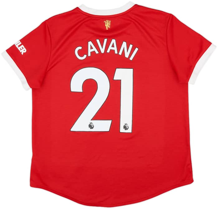 2021-22 Manchester United Home Shirt Cavani #21 - 8/10 - (Women's XL)