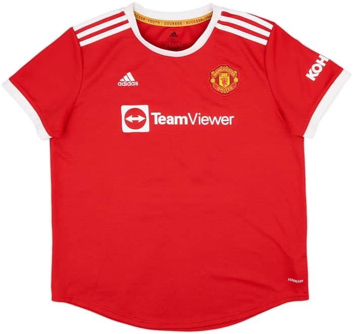 2021-22 Manchester United Home Shirt Cavani #21 - 8/10 - (Women's XL)