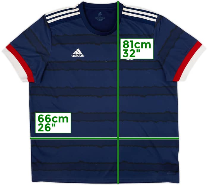 2020-22 Scotland Home Shirt - 5/10 - (XXL)