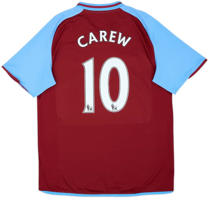 2008-09 Aston Villa Home Shirt Carew #10 - 5/10 - (L)