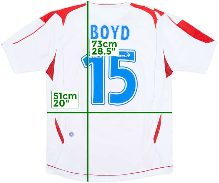 2006-07 Rangers Away Shirt Boyd #15 - 6/10 - (L)