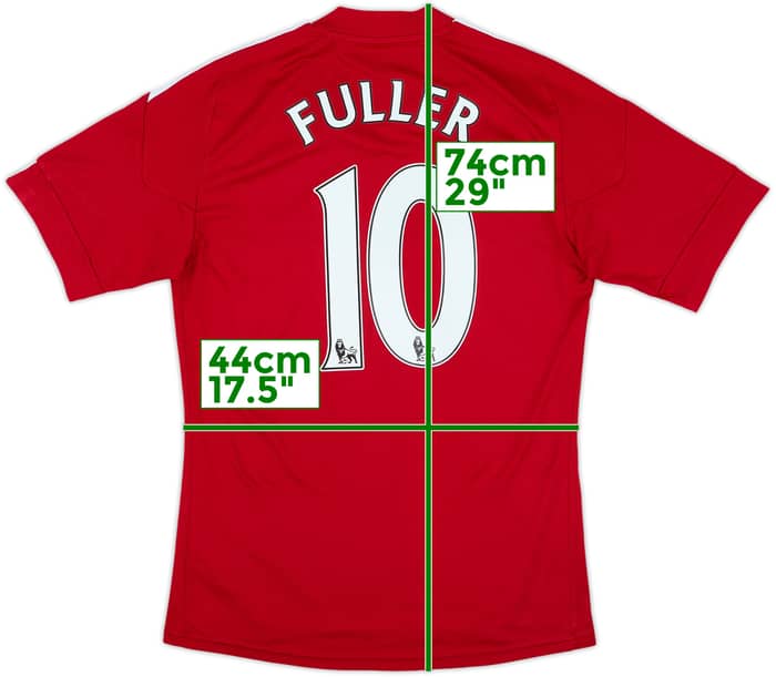 2010-11 Stoke City Home Shirt Fuller #10 - 6/10 - (S)