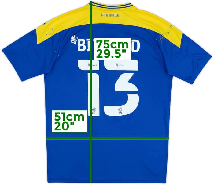 2020-22 Wimbledon Home Shirt Bitmead #13 - 4/10 - (L)