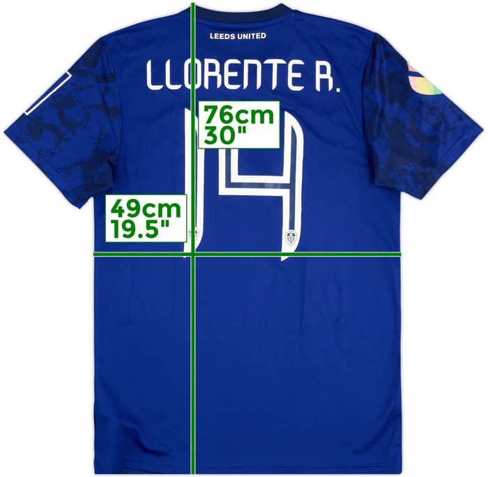 2021-22 Leeds United Away Shirt Llorente R. #14 - 8/10 - (M)