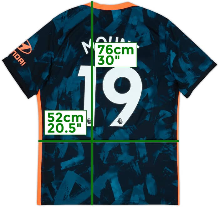 2021-22 Chelsea Third Shirt Mount #19 - 10/10 - (L)