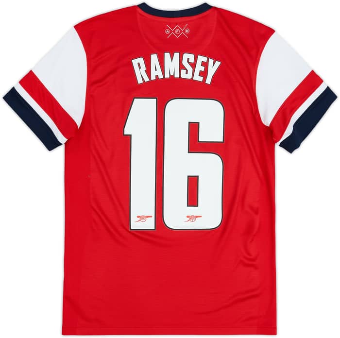 2012-14 Arsenal Home Shirt Ramsey #16 - 8/10 - (S)