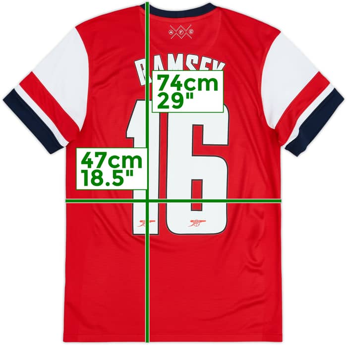 2012-14 Arsenal Home Shirt Ramsey #16 - 8/10 - (S)