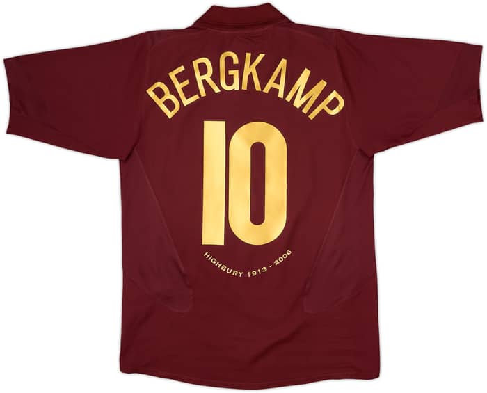 Camiseta de local del Arsenal 2005-06 Bergkamp #10 - 9/10 - (M)