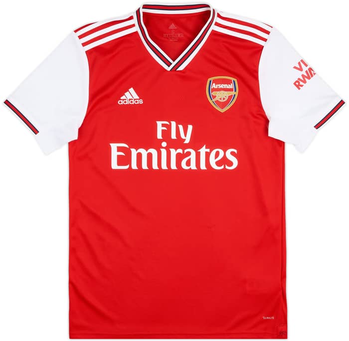 2019-20 Arsenal Home Shirt Saka #77 - 9/10 - (S)