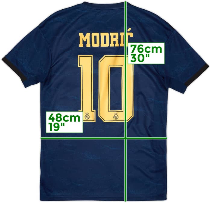 2019-20 Real Madrid Away Shirt Modric #10 - 5/10 - (M)