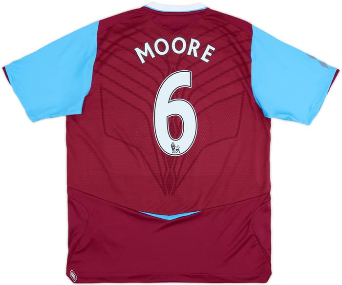 2008-09 West Ham Home Shirt Moore #6 - 8/10 - (L)