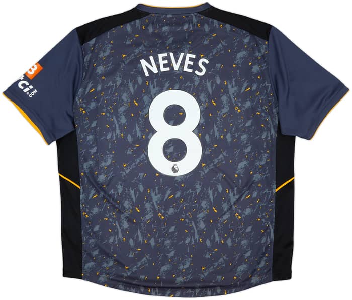 2021-22 Wolves Away Shirt Neves #8 - 9/10 - (XXL)