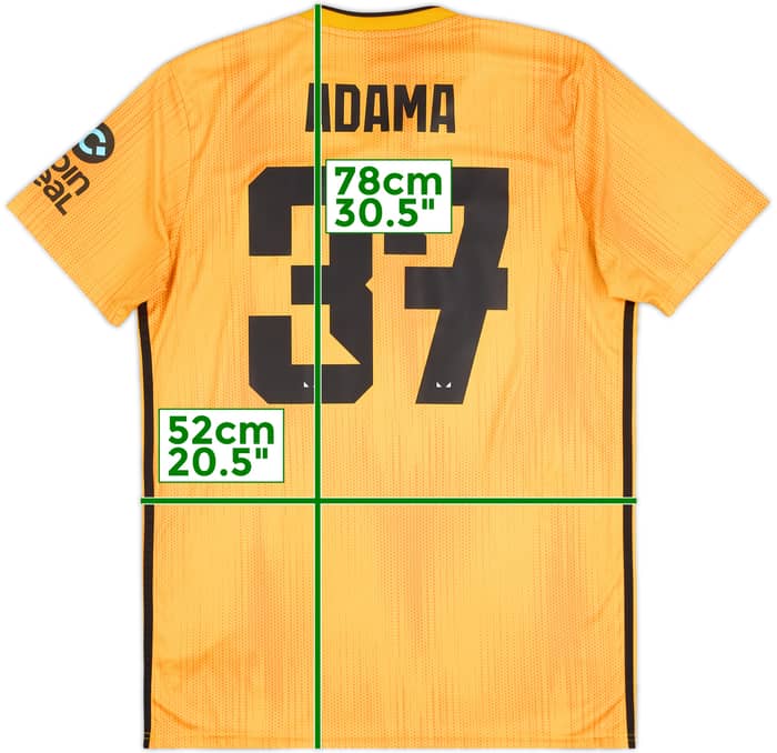 2019-20 Wolves Home Shirt Adama #37 - 8/10 - (L)
