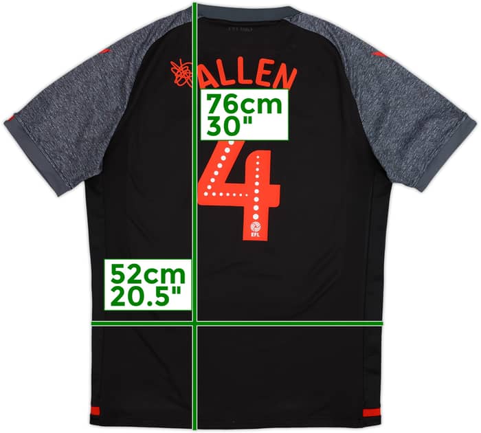 2019-20 Stoke City Away Shirt Allen #4 - 8/10 - (XXL)