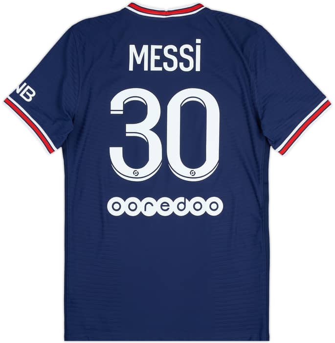 2021-22 Paris Saint-Germain Authentic Home Shirt Messi #30 - 10/10 - (S)