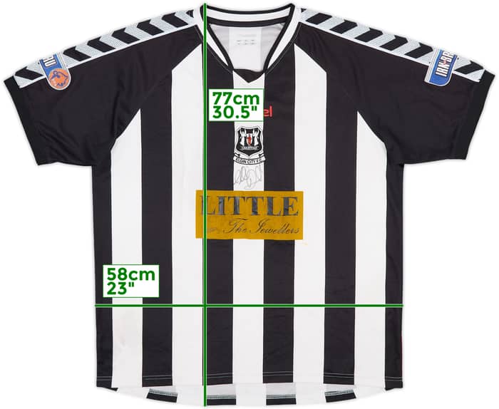 2009-10 Elgin City Signed Match Issue Home Shirt #3