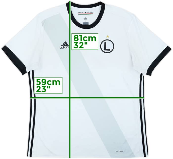 2017-18 Legia Warsaw Home Shirt - 5/10 - (XL)
