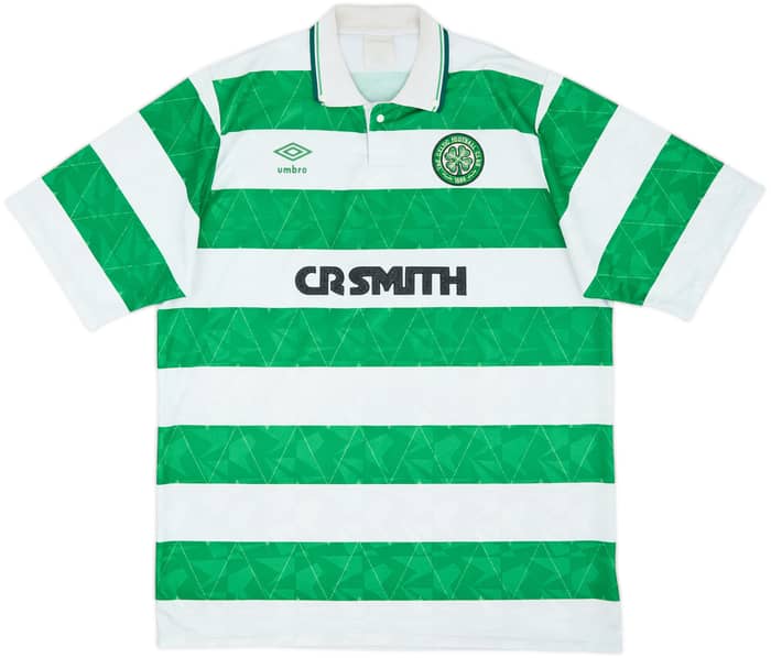 1989-91 Celtic Home Shirt - 6/10 - (XL)