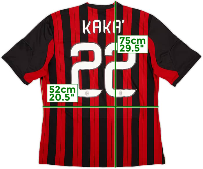 2013-14 AC Milan Home Shirt Kaka #22 - 8/10 - (XL)