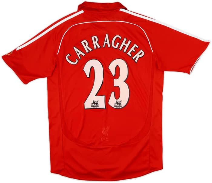 Camiseta de local del Liverpool 2006-08 Carragher #23 - 5/10 - (M)