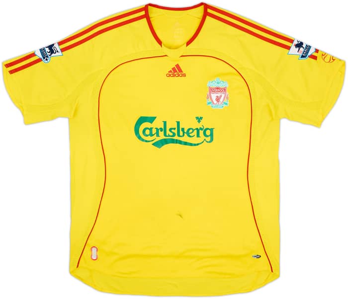 2006-07 Liverpool Away Shirt Gerrard #8 - 6/10 - (L)
