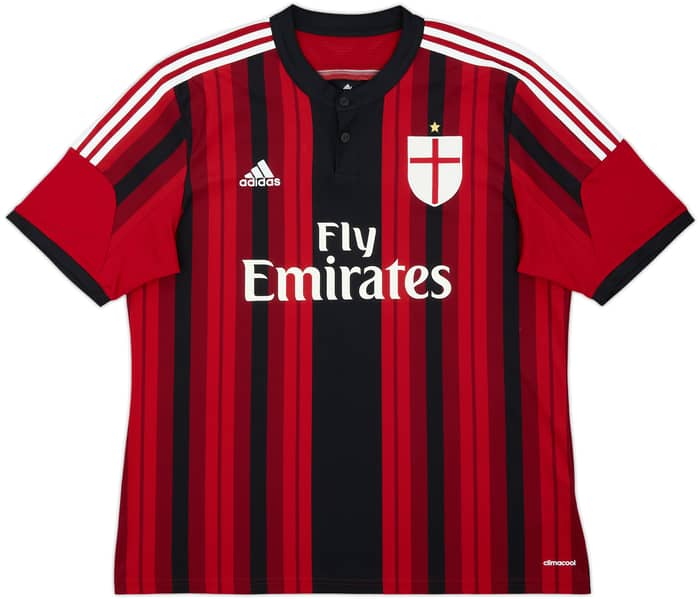 2014-15 AC Milan Home Shirt El Shaarawy #92 - 6/10 - (XL)