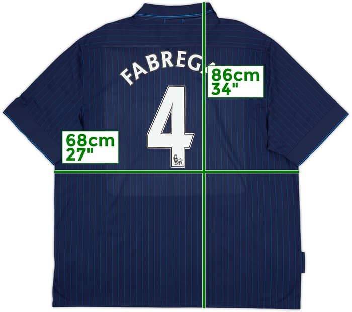 2009-10 Arsenal Away Shirt Fabregas #4 - 6/10 - (3XL)